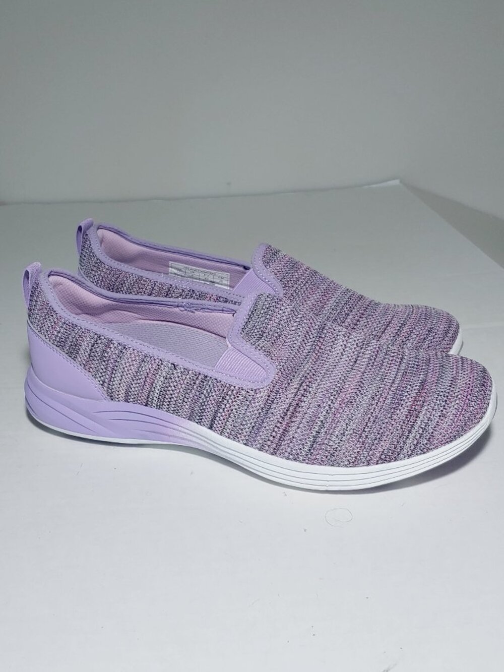 Vionic Delaney Flat-knit Slip-On Sneakers Size 11 Purple Lavender